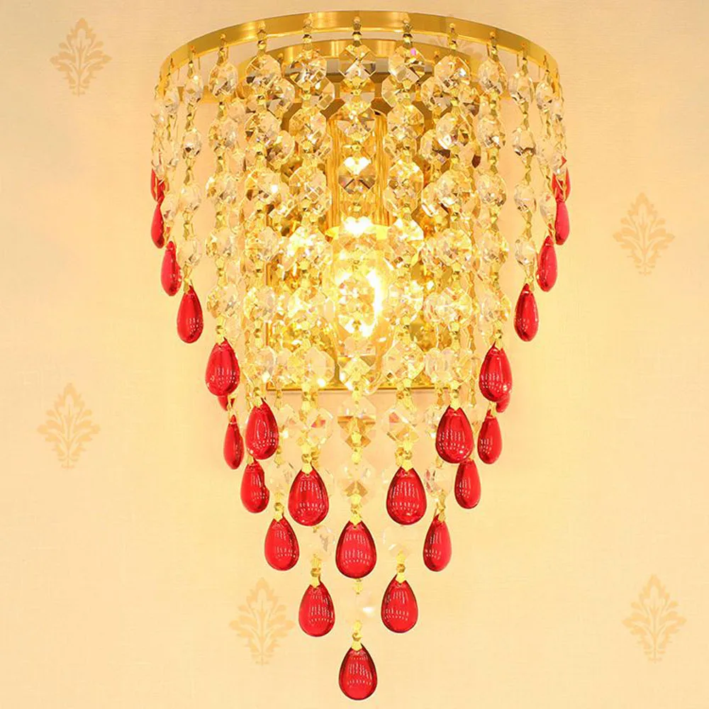 Настенные светильники для коридора спальни кровати Золотой Фон телевизора