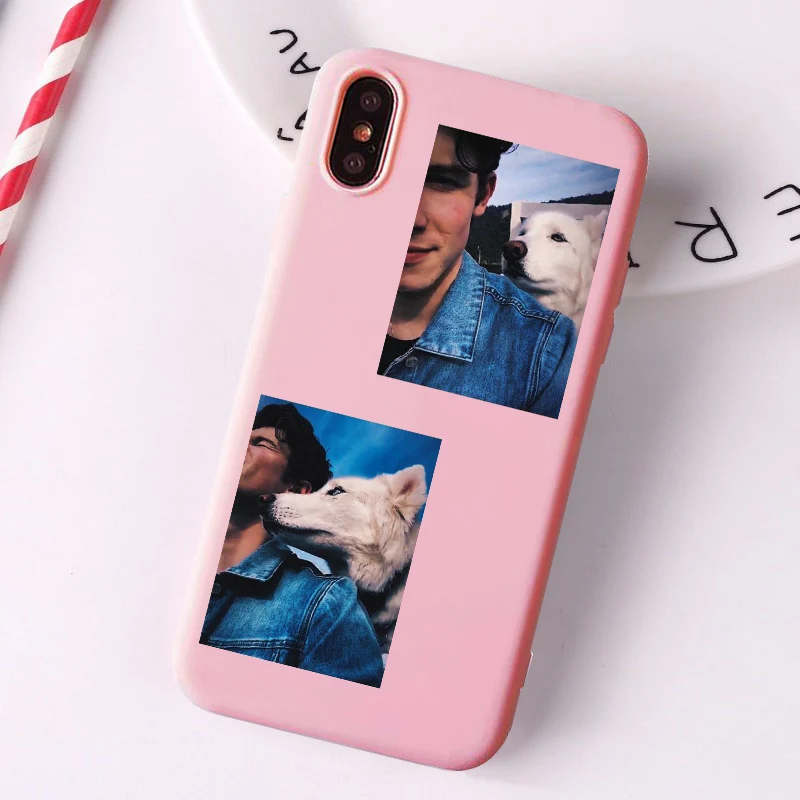 TPU 1998 Shawn Mendes розовый матовый чехол для телефона с рисунком для iPhone 6 6S 7 7Plus 8 8Plus X XS 11 ProMax пластиковый чехол для iPhone 7 Чехол - Цвет: TPU