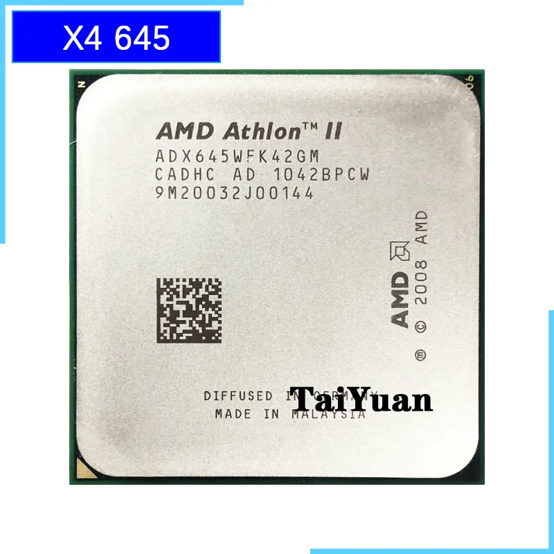 Четырехъядерный процессор AMD Athlon II X4 645 3 1 ГГц ADX645WFK42GM разъем AM3|Процессоры| |