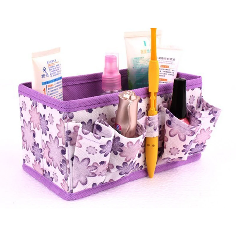 1 шт. Складной Нетканые ящик для хранения составляют косметический столе