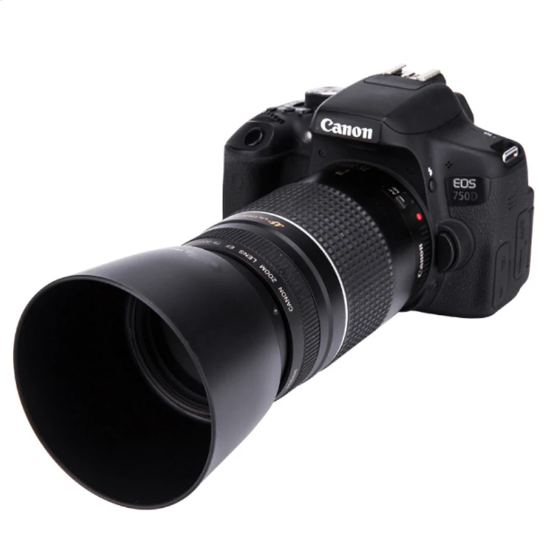 Реверсивная бленда для объектива Canon аксессуары камеры 58 мм et60 55-250 f/4-5 6 IS II и EF 75-300