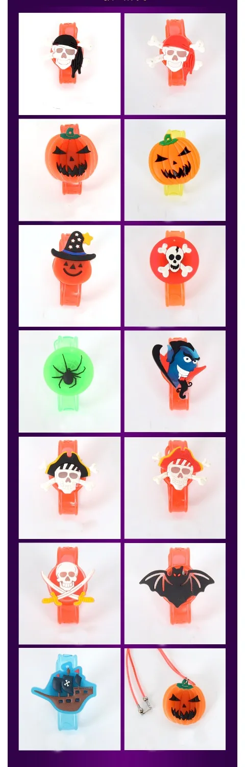 

14color/pcs Halloween silicone strap women watches New Design Sport style Rubber clock Relojes hombre 2018 for children gift