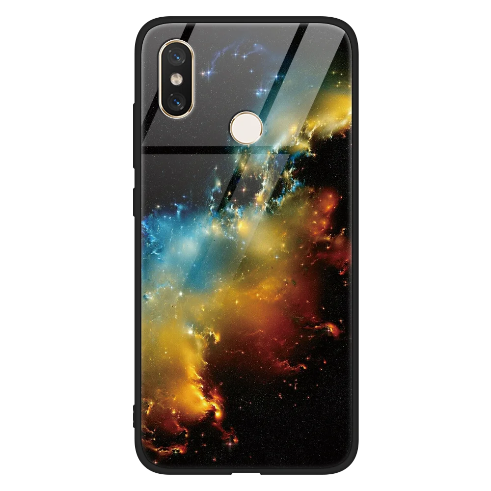xktlanh Чехол из закаленного стекла для Xiaomi mi 9 8 9T Pro A1 A2 Lite Explorer SE mi x 2 2S 5 5S 6 Space чехол s Coque для mi Pocophone F1 - Цвет: xktlanh