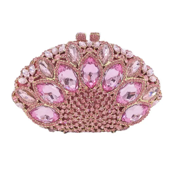 Вечерняя сумочка-клатч цвета шампанского сумочка для вечеринки с кристаллами