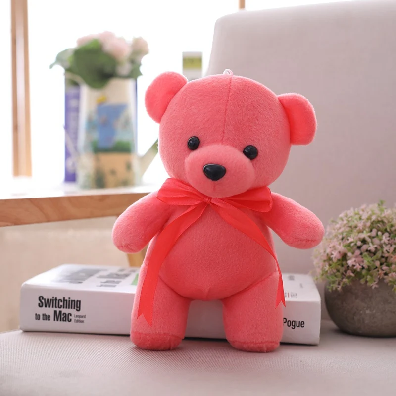 25 см Kawaii маленькие плюшевые мишки Плюшевые с галстуком бабочкой 8 игрушка мишка