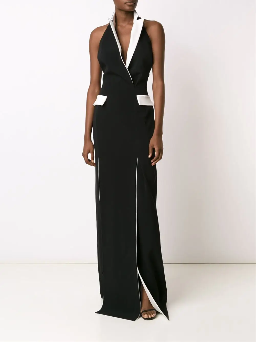 arlene sain custom he women Sexy Black real silk and cashmere Bodycon Bandage Dress Ladies Couture Tuxedo 836 | Женская одежда