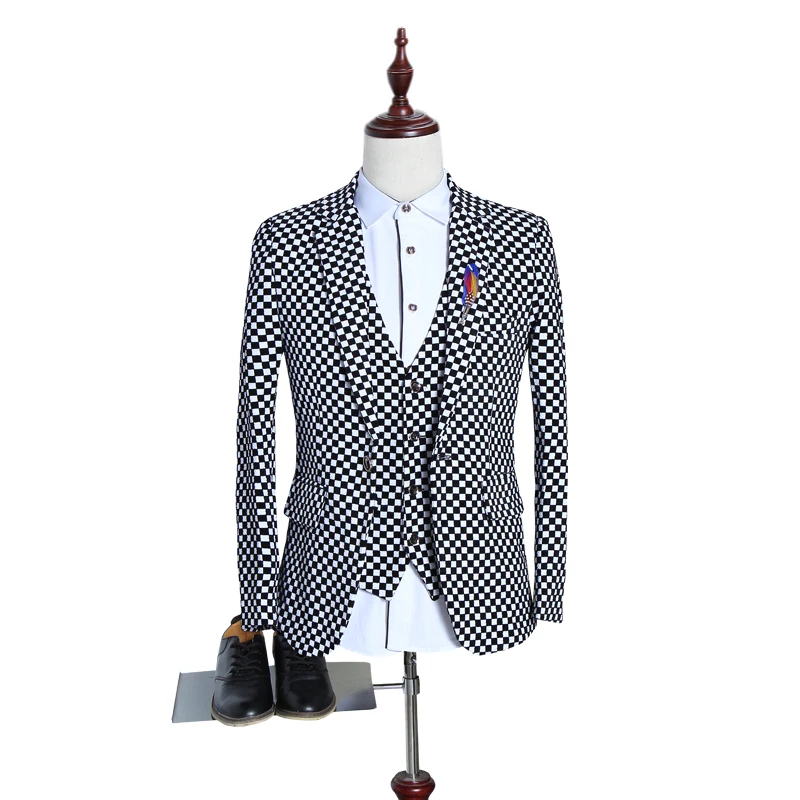 2018 новые осенние и зимние высококачественные клетчатые облегающие мужские