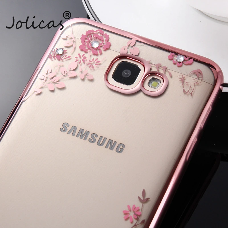 TPU цветок чехол для samsung Galaxy S8 плюс S3 S4 S5 S6 S7 край A3 A5 A7 J1 J3 J5 J7 J330 J530 J730 задняя крышка чехол
