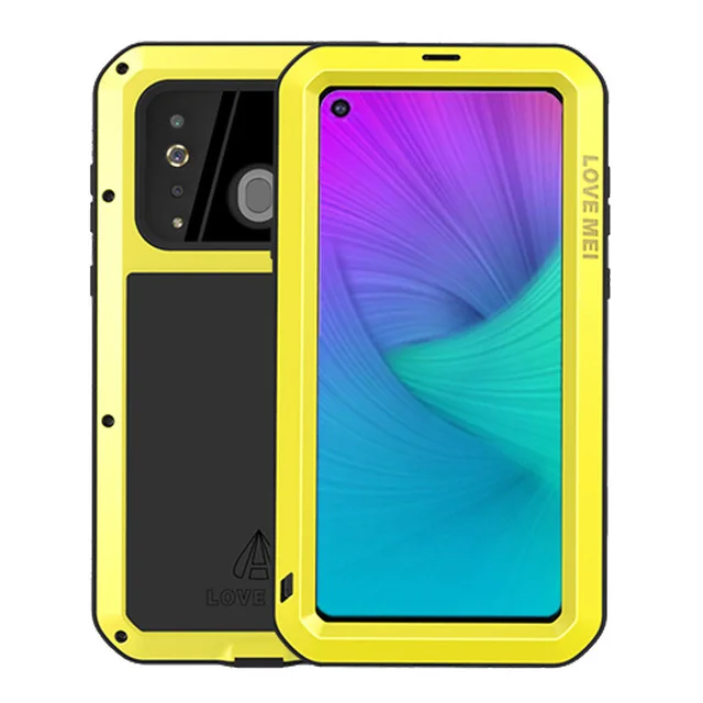 yellow Металлический бронированный чехол huawei Nova 4 чехол s P30 Pro P30Lite противоударный прочный защитный чехол для всего тела huawei P20 Pro Чехол huawei P30 - Цвет: yellow
