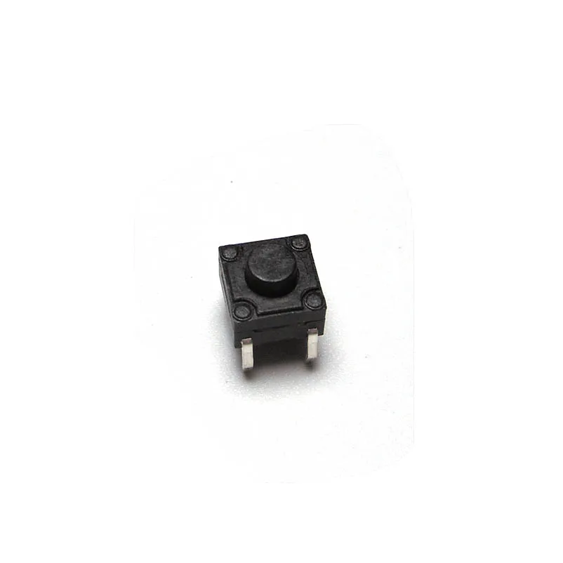 Waterproof6x6x5 10pc 10 шт./лот 6*6*5 мм черный/красный маленький кнопочный выключатель медный ножной микро квадратный кнопочный переключатель электронные аксессуары 6X6X5 - Цвет: Waterproof6x6x5 10pc