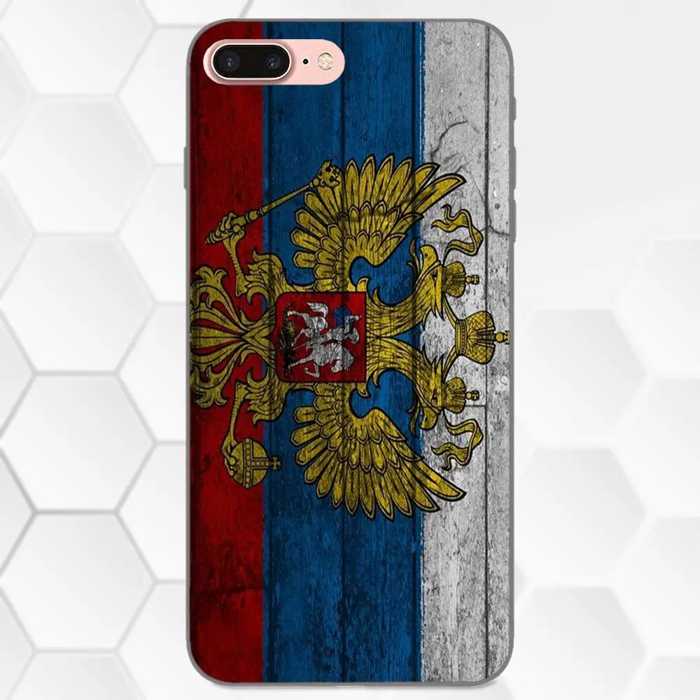 В продаже чехол для телефона Оригинальный русский флаг герб Apple iPhone 4 4S 5 SE 6 6S 7 8 Plus X