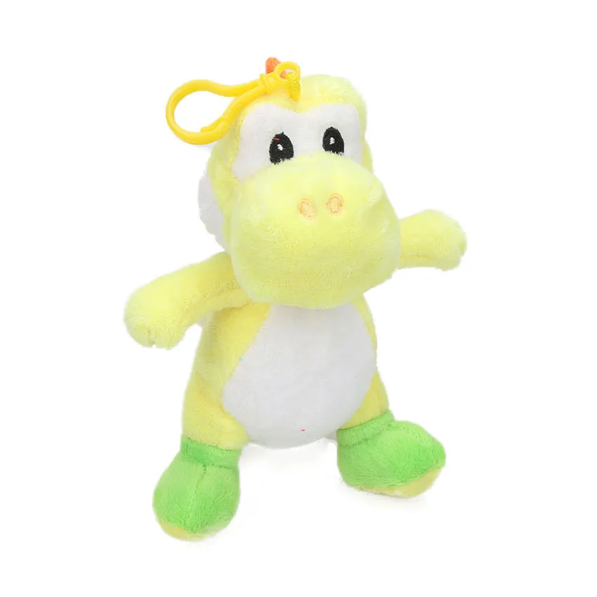 18cm yellow yoshi Игра 25 см Super Mario Bros Luigi Йоши, мягкая плюшевая игрушка фигурка Косплей Runing Yoshi животные куклы игрушки peluches bebe - Цвет: 18cm yellow yoshi
