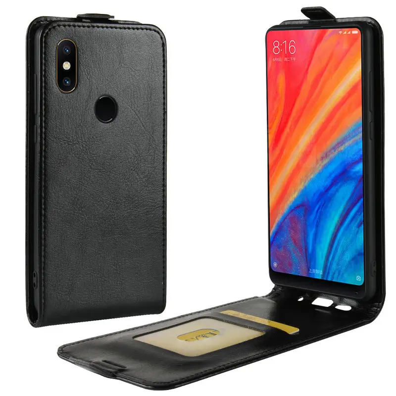 Кожаный чехол в стиле ретро для Xiaomi Mi Mix 2s 2 64 ГБ 128 256 кошелек флип оболочка чехлы