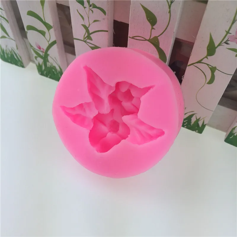 Цветок розы 3D шоколад мыло формы DIY средства украшения торта помадкой