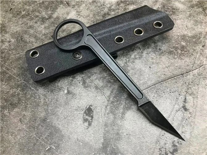 Каменная стирка практика прямой нож Karambit EDC инструмент K оболочка Открытый Отдых