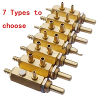 1 pcs 4 hole dental foot control valve for dental unit foot switch valve dental chair accessories 7 types