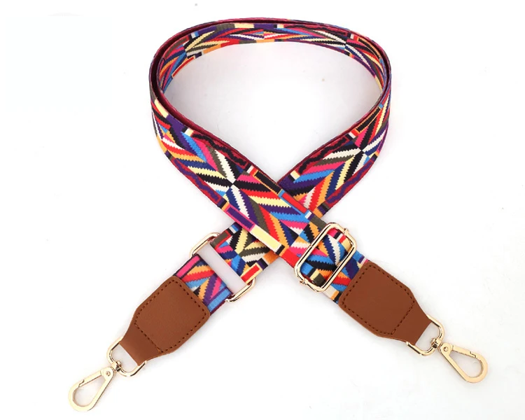 Style B Brown Новинка, женские сумки, ремешок с золотой пряжкой, Хлопковая Сумка, ремешки, регулируемые, трендовые, легко удерживающие лямки, S201 - Цвет: Style B Brown