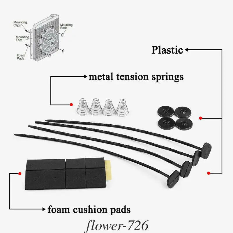 1 комплект универсальный вентилятор для автомобильного автомобиля