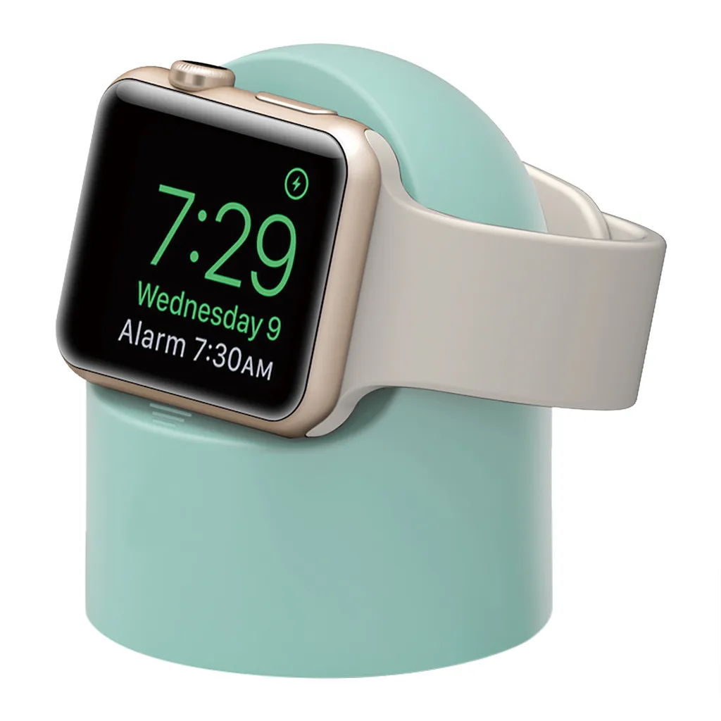 Роскошная подставка для Apple Watch,, кабель с отверстием для зарядки, алюминиевый кронштейн для iWatch, док-станция, подставка, держатель