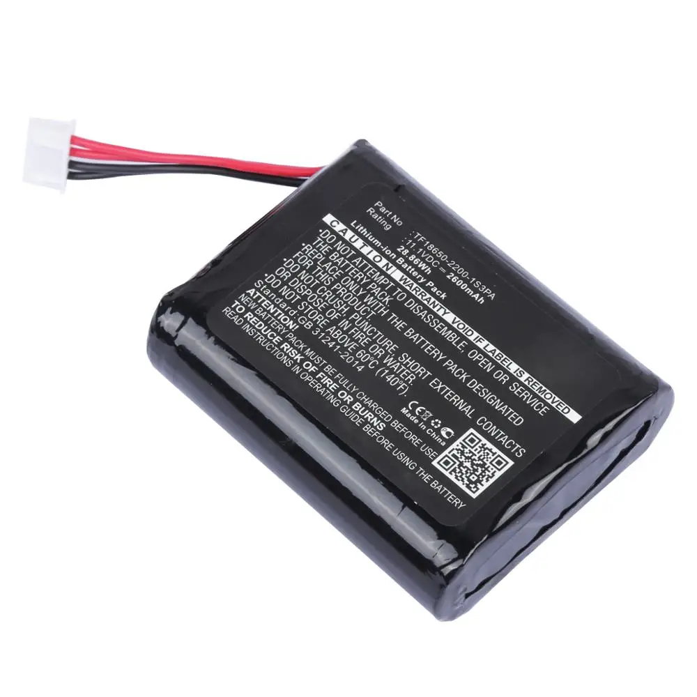 2600 мАч батарея для Marshall TF18650 2200 1S3PA подходит Stockwell (li ion 11 10 V mAh/28.86Wh)|Перезаряжаемые