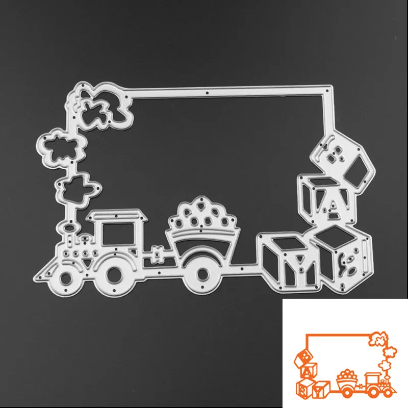 

New Car Photo Frame Metal Cutting Dies Stencils for DIY Scrapbooking Abum Decorative Embossing DIY Paper Cards Making Crafts