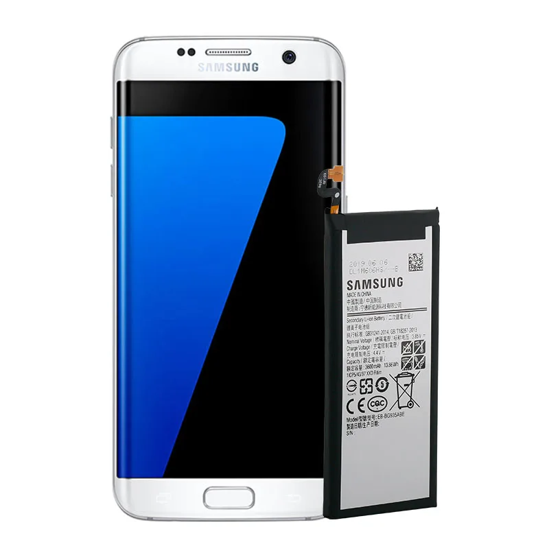 Samsung новый оригинальный Батарея для samsung Galaxy S7 край G935 G9350 G935F G935FD G935W EB-BG935ABE 3600 мА-ч |