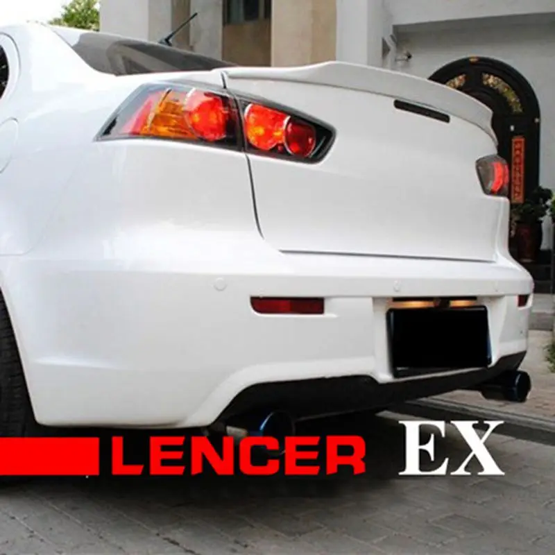 Монтфорд для Mitsubishi Lancer EX Evo 2008 2009 2010 2011 2012 2013 2014 2015 ABS Неокрашенный задний Багажник