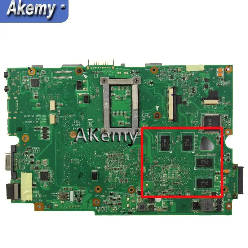 Amazoon K40IE/K40ID материнская плата для ноутбука ASUS K40ID K40IE K40I X8AI оригинальная 8 * Память 1