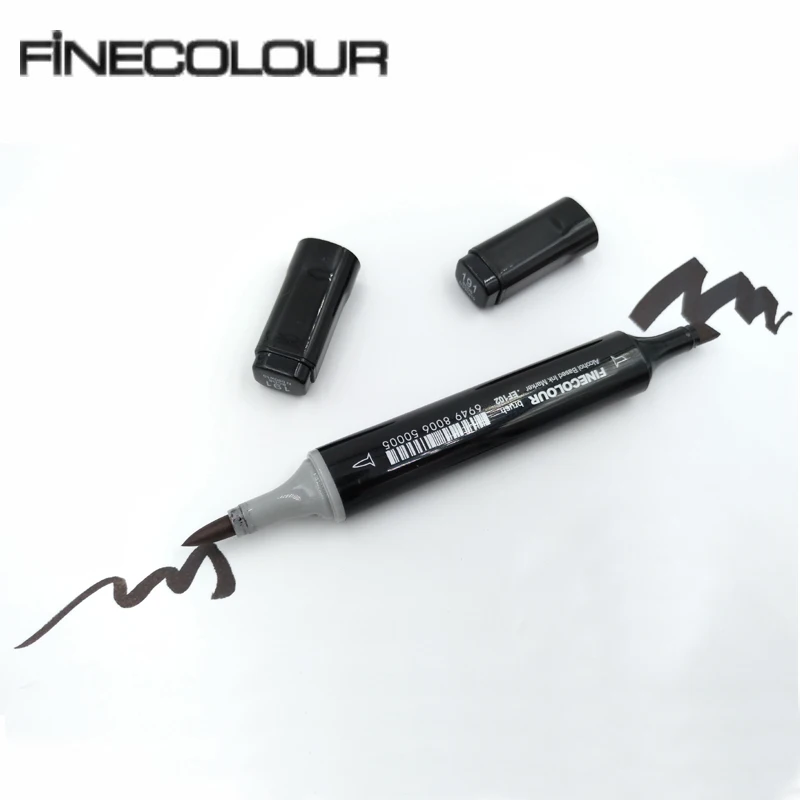 Finecolour EF102 кисть маркеры на спиртовой основе эскиз Краски маркер арт 240 полный