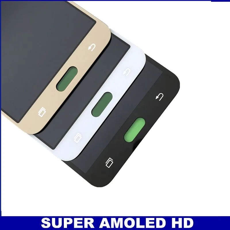 AMOLED сменный ЖК-дисплей для samsung Galaxy J7 J710FN J710F J710M J710Y ЖК-дисплей с кодирующий преобразователь сенсорного экрана в сборе