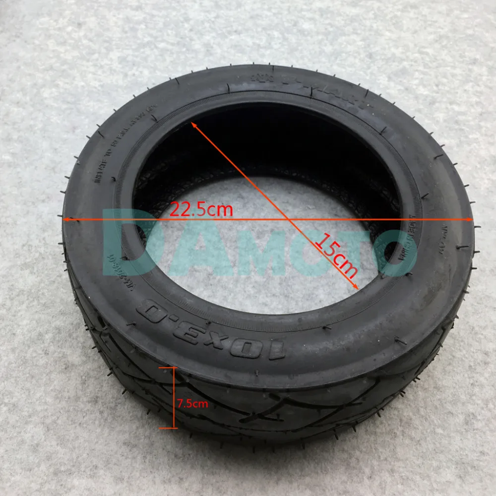Шина 10x3 0 10*3 для 10 дюймового электроскутера мотоскутера Go karts ATV Quad Dualtron