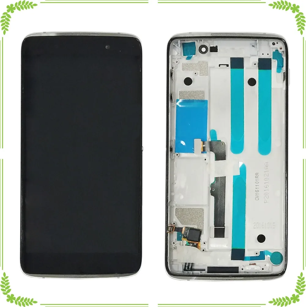 ЖК-дисплей для Alcatel One Touch Idol 4 LTE OT6055 6055 6055P 6055Y 6055B 6055K с дигитайзером и рамкой |
