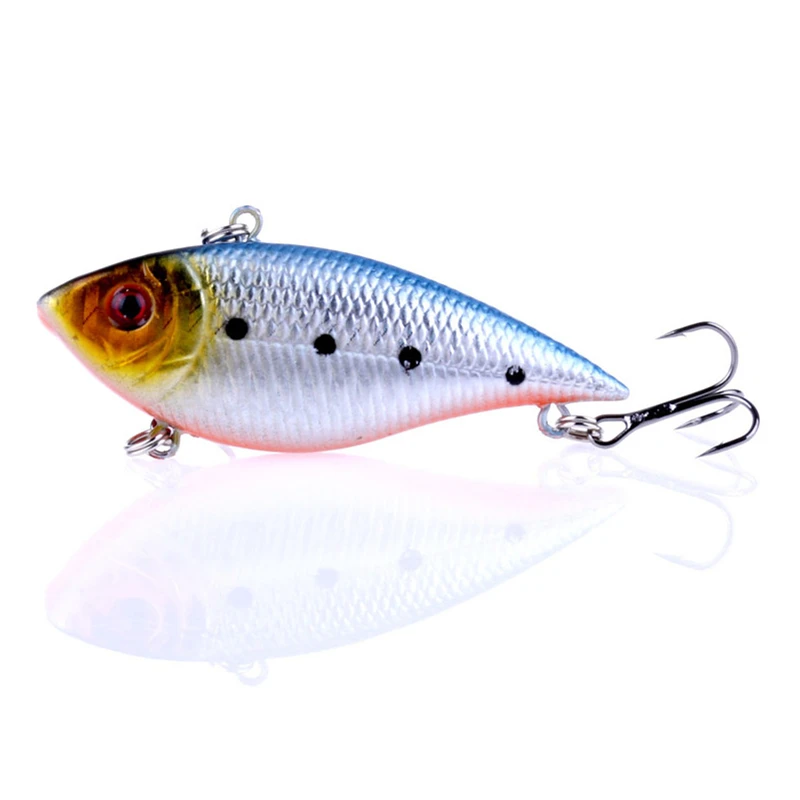

5Color 7cm/8.6g Hot Vib Crankbait Lifelike Fishing Lure High Quality Fishing Bait Slow Sinking Hard Fish Wobbler Pesca