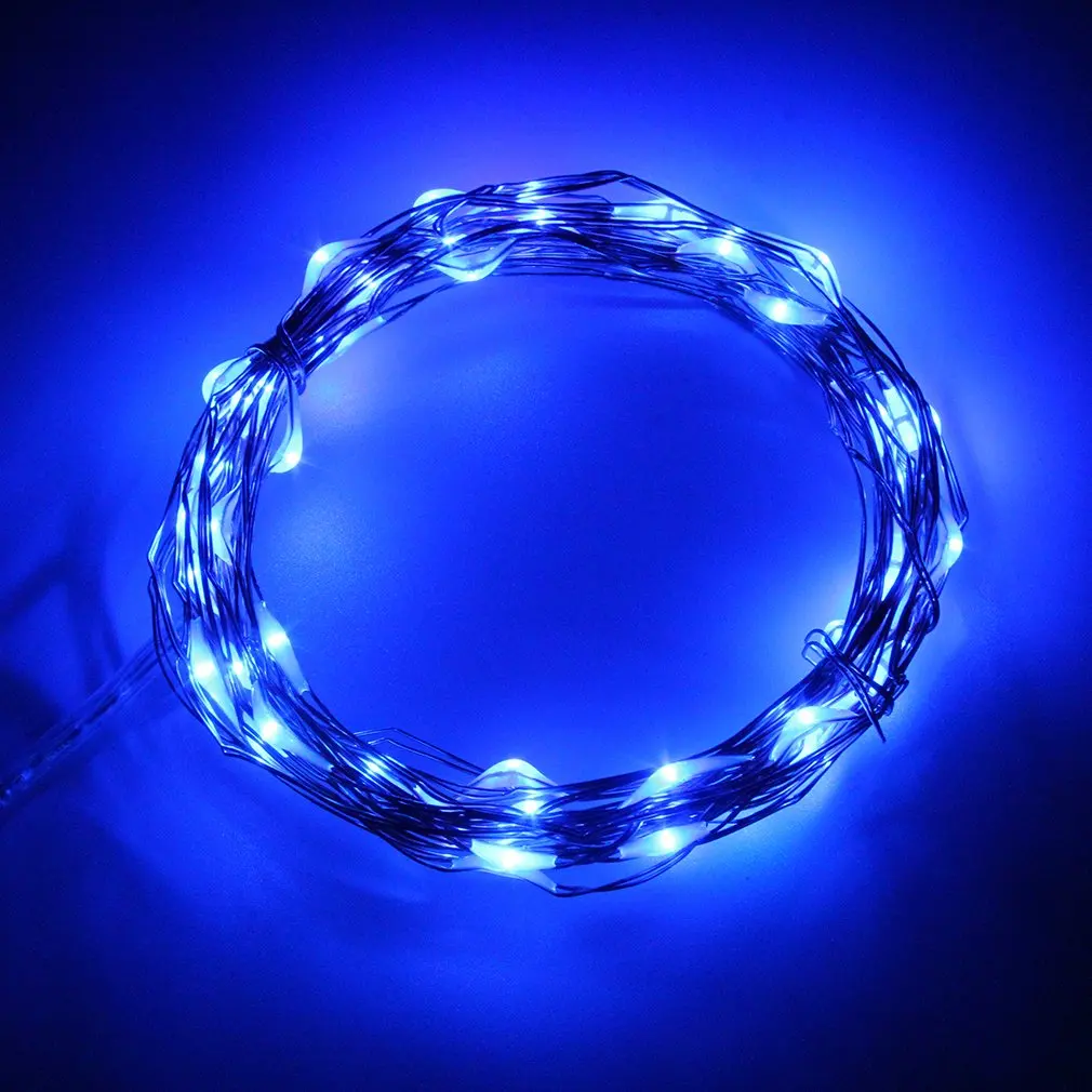 5 м 50LED гирлянда Сказочный свет батарея коробка работает Рождественские огни