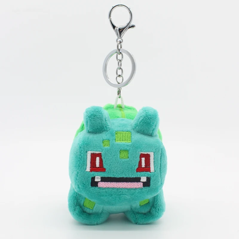 CG Карманный Монстр Пикачу Bulbasaur Charmander Magikarp Сквиртл плюшевые куклы квадраты мягкие игрушечные лошадки брелок на рюкзак брелок