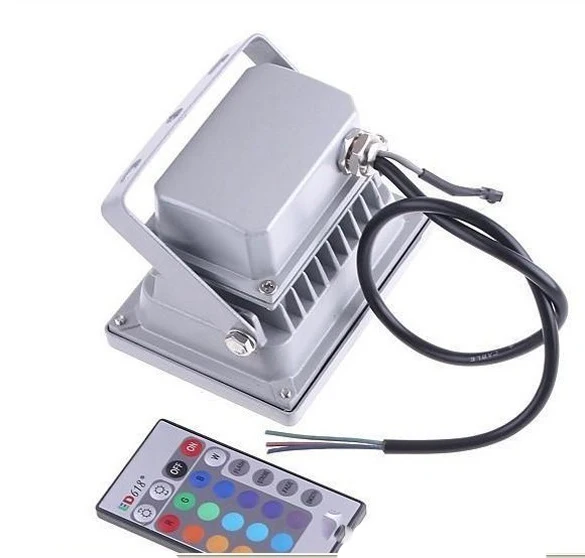 Бесплатная доставка DHL 10 Вт RGB LED наружный водонепроницаемый прожектор для мытья