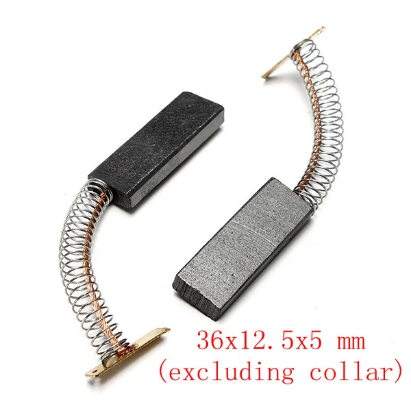 Pair Motor Carbon Brushes For BOSCH NEFF for SIEMENS WASHING MACHINE 36x12.5x5mm | Инструменты