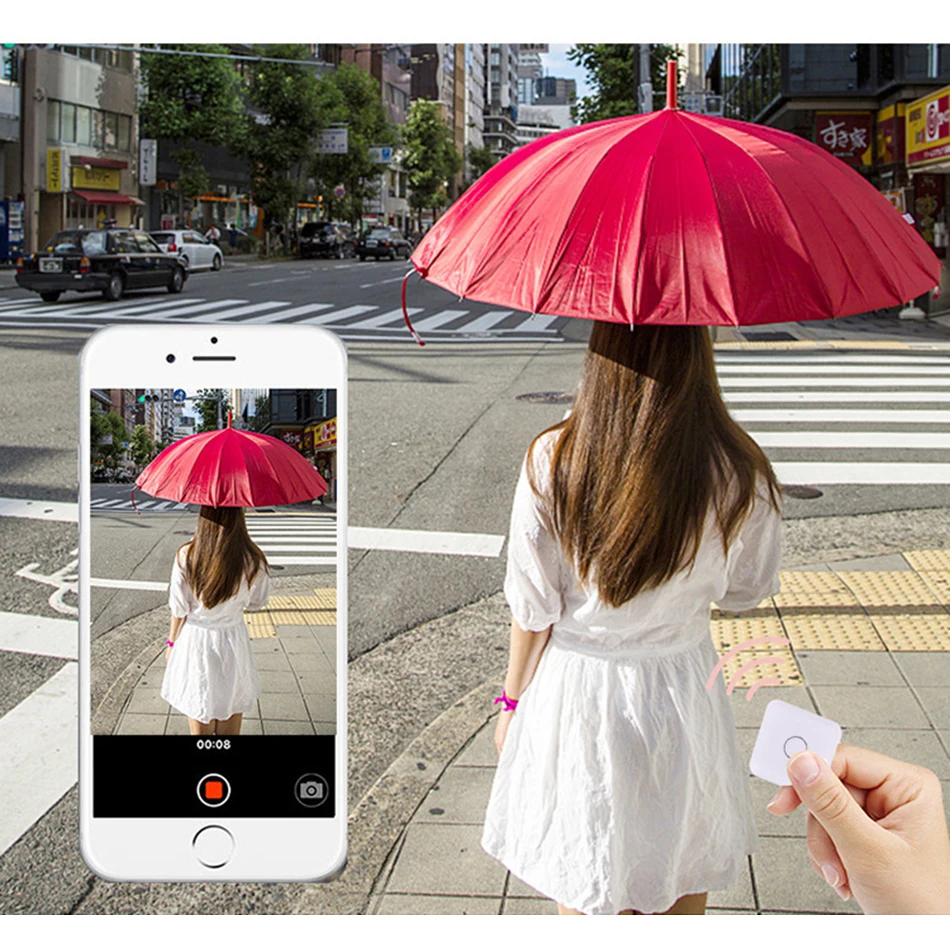 bluetooth Wireless Self-timer for Android IOS Mobile Phone Universal Shutter Remote Control Selfie Sticks Accessories | Электроника