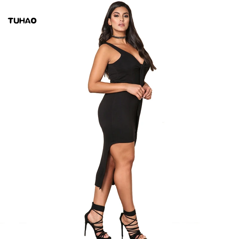 

TUHAO Sexy nightclub summer dresses Party Plus Size 3XL Sleeveless Dress vestido de festa Dress Robe Femme Vestido BC58