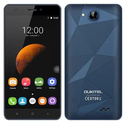 In Stock Oukitel C3 5.0&quot HD IPS MTK6580 Quad Core Mobile Cell Phone android 6.0 1GB RAM 8GB ROM 8.0MP GPS Dual Sim 3G Smartphone |