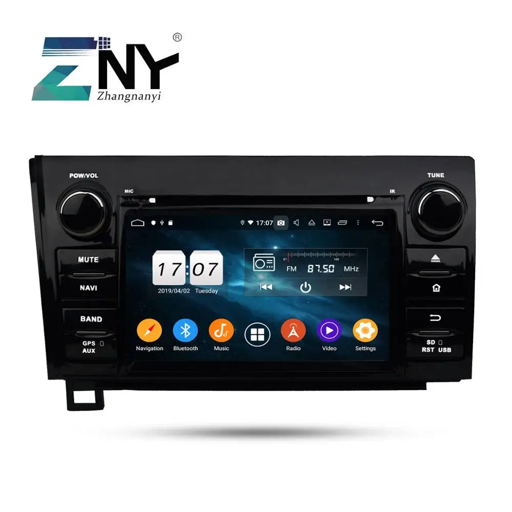 " HD 2 Din Android 9,0 автомобильный стерео для Toyota Tundra Sequoia 2007 2008 2009 2010 2011 2012 2013 радио DSP gps навигацией, Wi-Fi