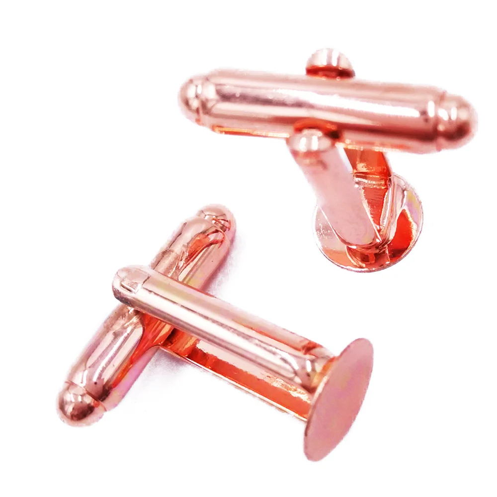 Оптовая продажа 7 цветов Безель пустые запонки фурнитура заготовки-Запонки базы