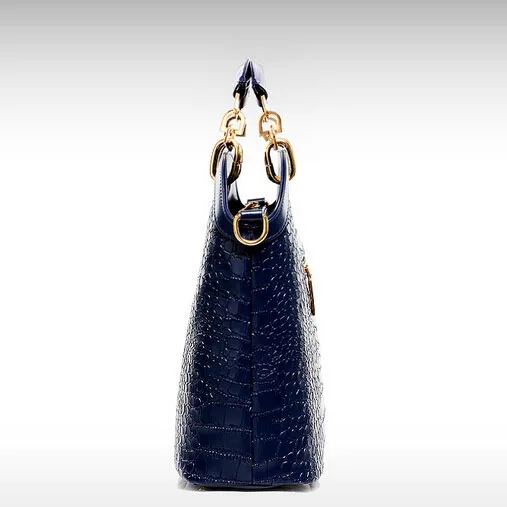 3 IN 1 composite bag crocodile skin woman famous design vintage tote.tassel shoulder bag.clutch wallet 47.20836.Free shipping |