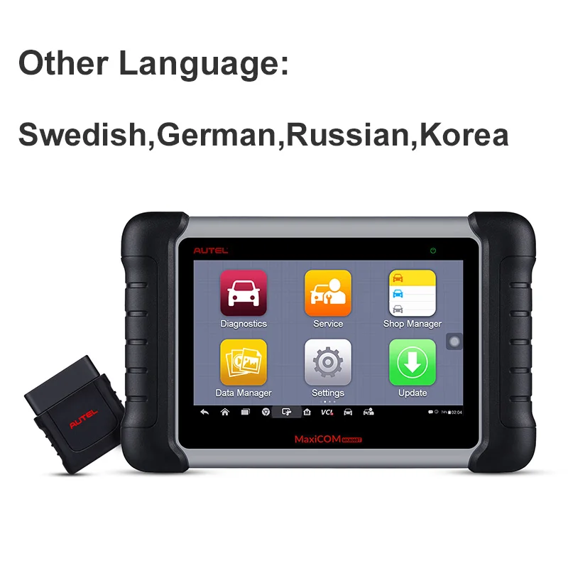 Other languages autel MK808BT OBD2 сканер автомобильный диагностический инструмент функции EPB/IMMO/DPF/SAS/TMPS лучше, чем Запуск X431 для Audi - Цвет: Other languages