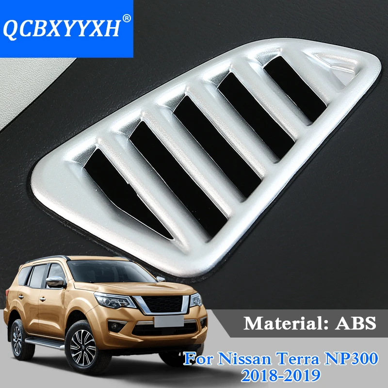 Декоративные вставки для автомобиля из ABS-пластика QCBXYYXH 2 шт. для Nissan Terra Navara NP300 2018-2019.