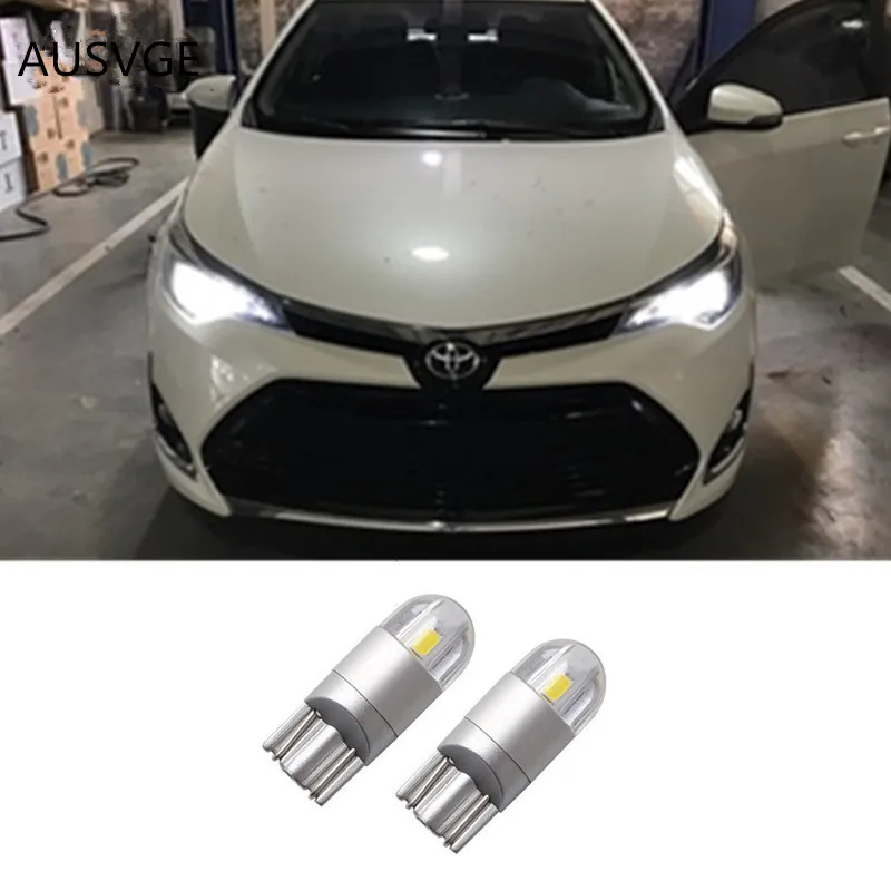 2X T10 194 W5W Автомобильный светодиодный парковка светильник для Toyota Camry Corolla Auris Hilux