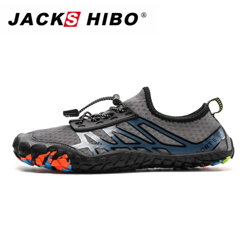 JACKSHIBO/Мужская Спортивная обувь для плавания; пляжная Уличная обувь на плоской подошве; быстросохнущая Мужская обувь; Zapatillas deportivas hombre