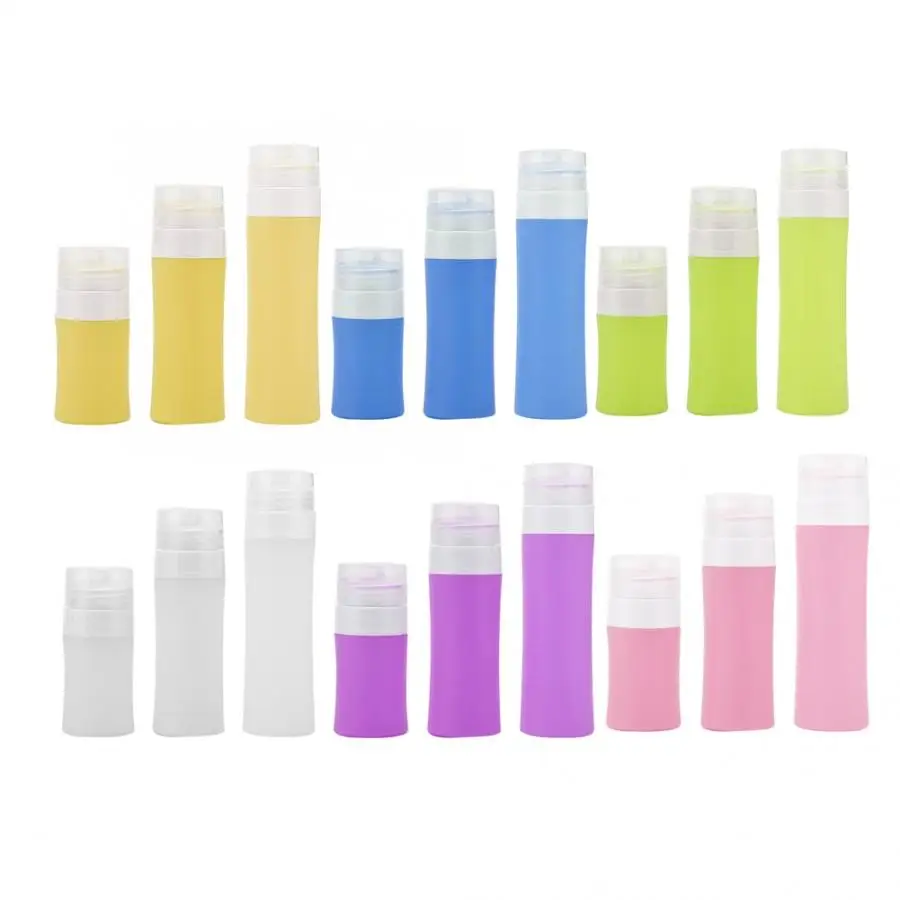 3 шт пустые косметические контейнеры набор мягкие силиконовые косметические эфирные масла Комплект баночек диспенсер для декоративной косметики бутылки контейнеры дорожный набор