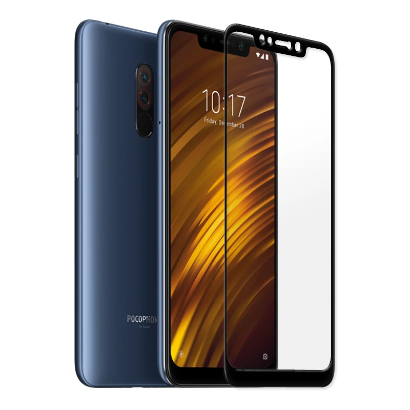 Защита экрана для xiaomi poco f1 закаленное стекло полное покрытие F1 2.5D HD mofi ультра