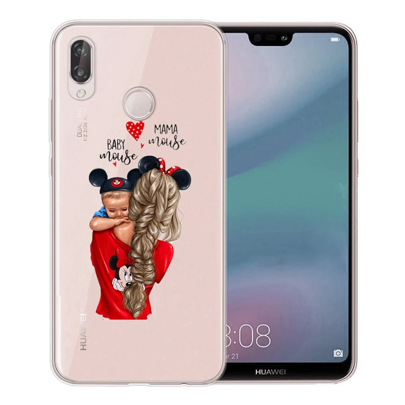 Чехол для Huawei Honor 7A 8A 8X 8C 9 10 Mate 20 P9 P10 lite/P8 Lite Y5 II Nova 3 Мягкая Краска волос маленьких